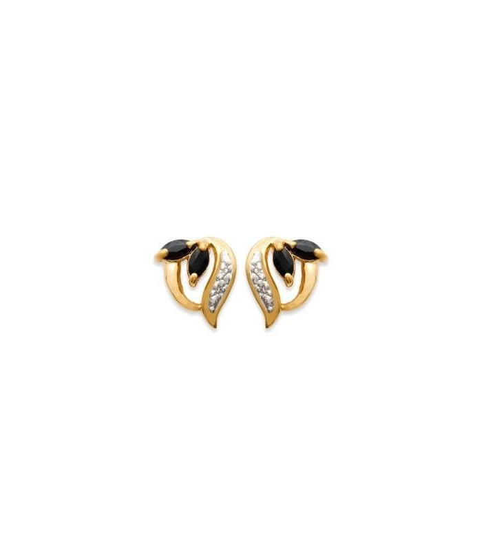 Boucles D'oreilles Plaqué Or - Modèle Pendantes Dormeuses - Neuf Avec étiquettes