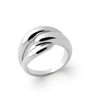 Bague argent massif nœud original 