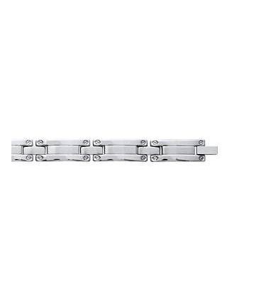 Bracelet homme acier brossé -1