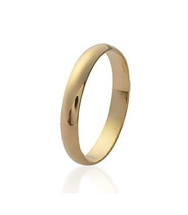 Alliance fine plaqué or bague simple mixte 