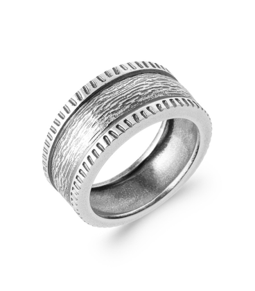 Bague anneau alliance argent quantum 925 