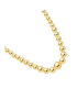 Beau collier plaqué or perles dégradées-1