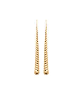 Boucles d'oreille plaqué or pendants chic-1