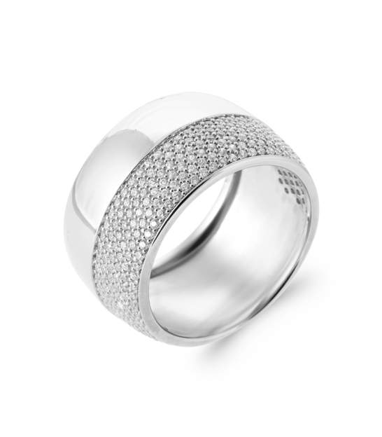Alliance Femme Argent 925 - Chaîne Boule Pendentif - Cadeau Anniversaire, Saint-Valentin - Bague élégante