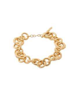 Beau bracelet plaqué or fermoir barrette