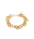 Beau bracelet plaqué or fermoir barrette