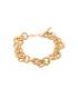 Beau bracelet plaqué or original-1