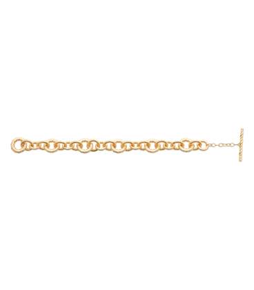 Beau bracelet plaqué or original-1