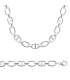 Gros bracelet argent massif anneaux ovales