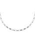 Chaine de cou collier homme maillons rectangulaires aérés