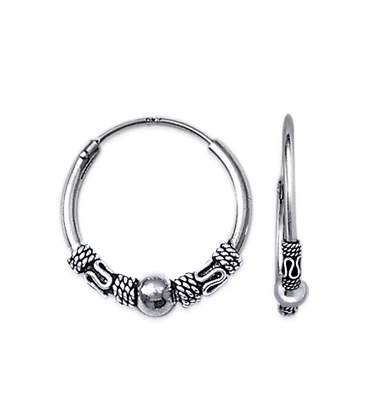 Créoles originales argent massif